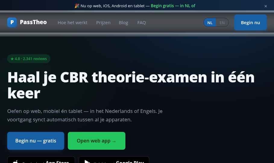10 tips om je CBR theorie-examen te halen